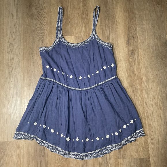 sold ~ SPELL Folklore Sundress Navy blue XL 10 12 Spell & the Gypsy Collective - Picture 7 of 13